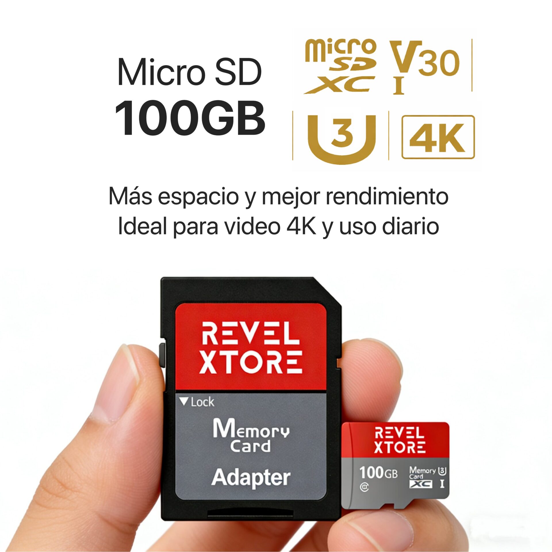 Micro SD 100GB U3 4K Alta Velocidad Micro SD 100GB U3 4K Alta Velocidad