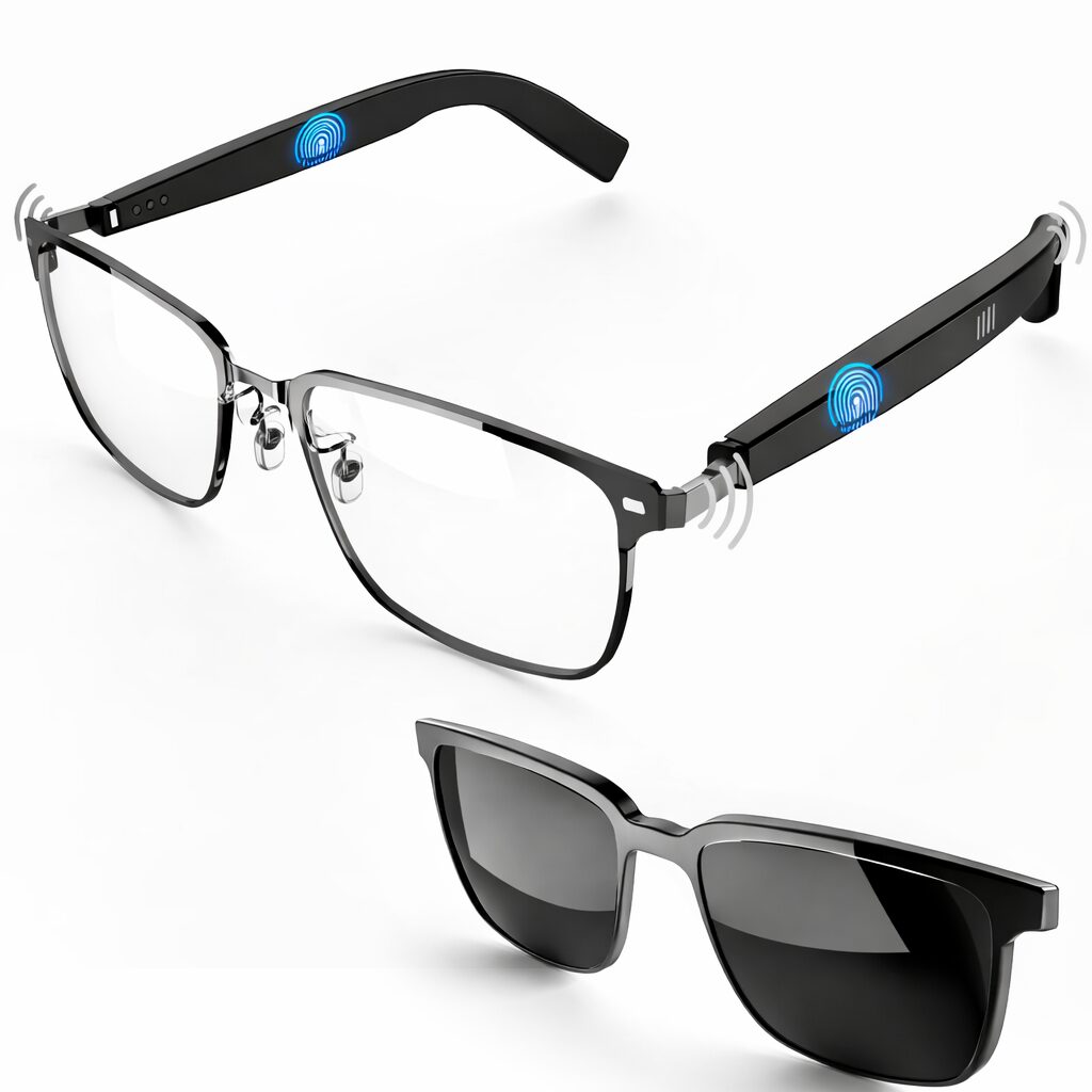 Gafas Smart Bluetooth 2 en 1 para Llamadas y Protección Ocular Gafas Smart Bluetooth 2 en 1 para Llamadas y Protección Ocular